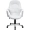 Flash Furniture Mid-Back Exec Chair, White QD-5058M-WHITE-GG - alternate 8